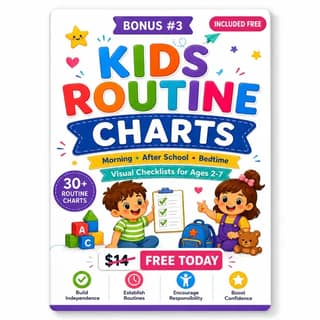 Kids Routine Charts bonus pack cover