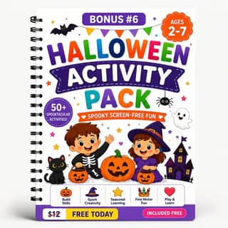 Halloween Activity Pack bonus pack cover